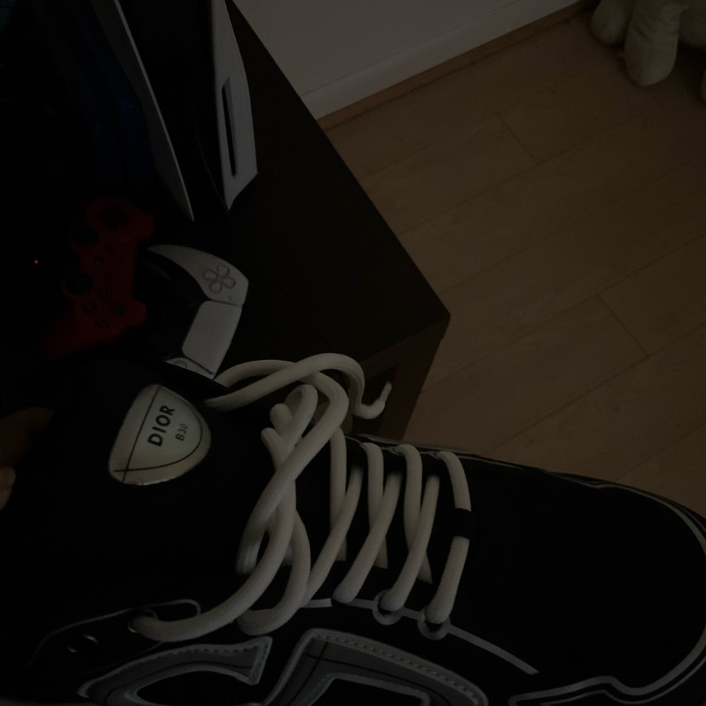 Dior Black and White Sneakers for Stylish Comfort